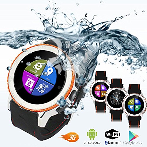 Indigi 3g smart watch phone waterproof android 4.4 wifi…