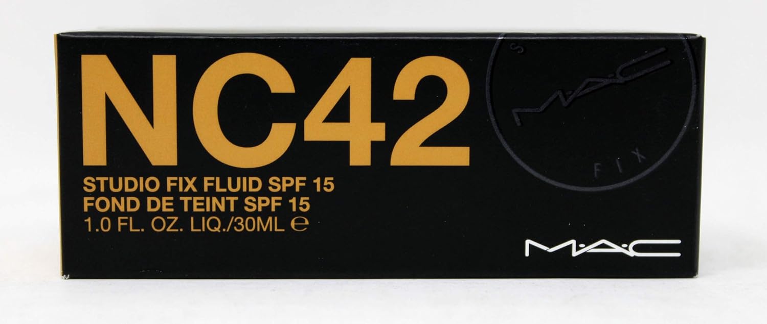 MAC STUDIO FIX FLUID SPF 15 FOUNDATION, NC42, 30 ml (Pack of 1)