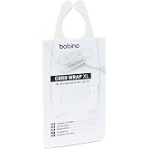Bobino Cord Wrap - Multiple Colors - Stylish Cable and Wire Management/Organizer (Extra Large, White)