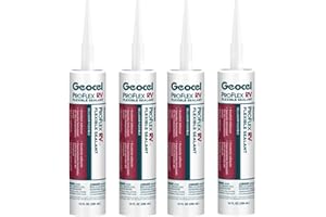 RV Trailer Camper Sealants Proflex Rv Flexible Sealant Clear 10 Oz. Geocel Quantity 4