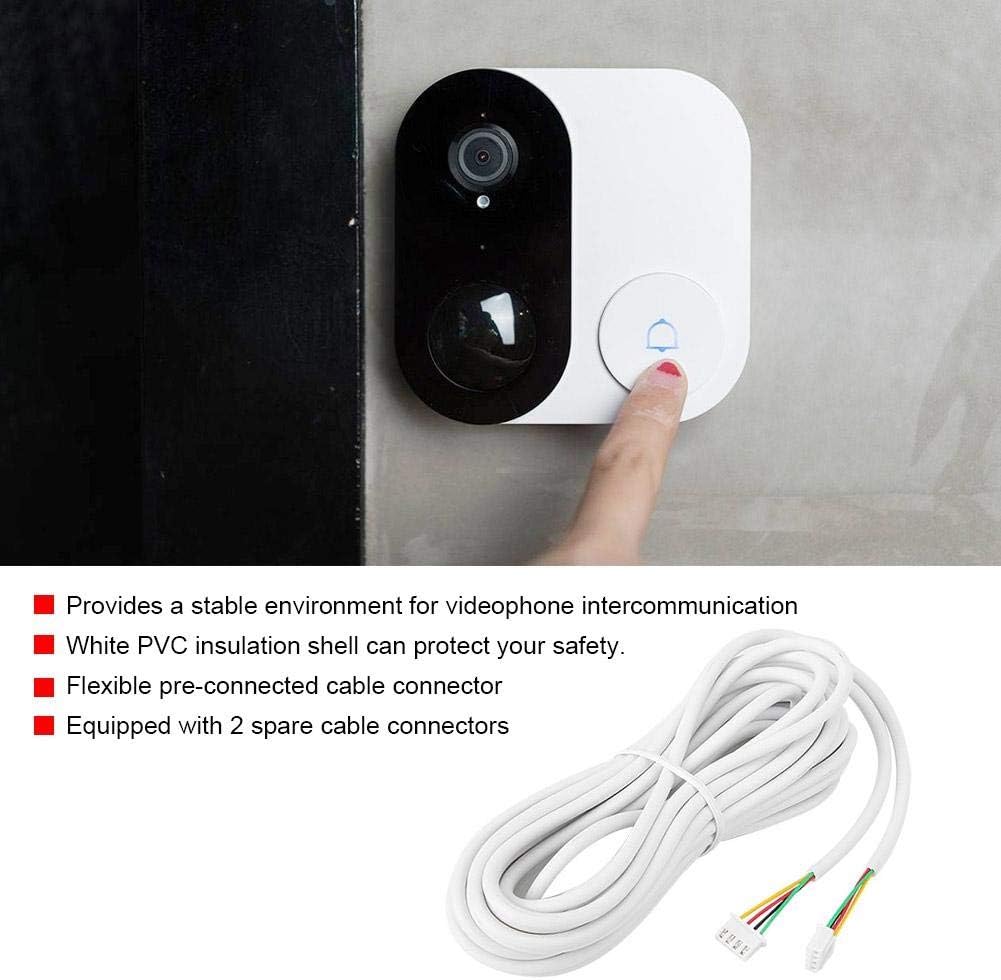 4 Core White PVC Insulated Alarm Cable, Solid Copper Doorbell Wire Cable - Image 5