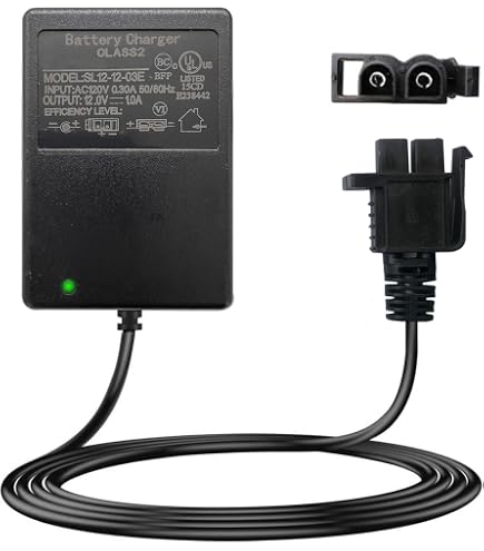 6 Volt Battery Charger for Peg-Perego Santa Fe Train John Deere Mini Power Ducati Desmosedici John Deere Farm Small Tractor, 6V Charger Works with Peg-Perego Ride On Toys : Toys &