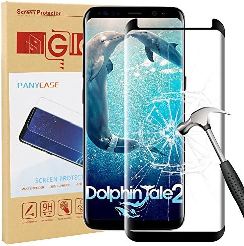 Galaxy S8 Screen Protector,Galaxy S8 Tempered Glass,Panycase [3D Curved] [Case-Friendly] Tempered Glass Screen Protector for Samsung Galaxy S8