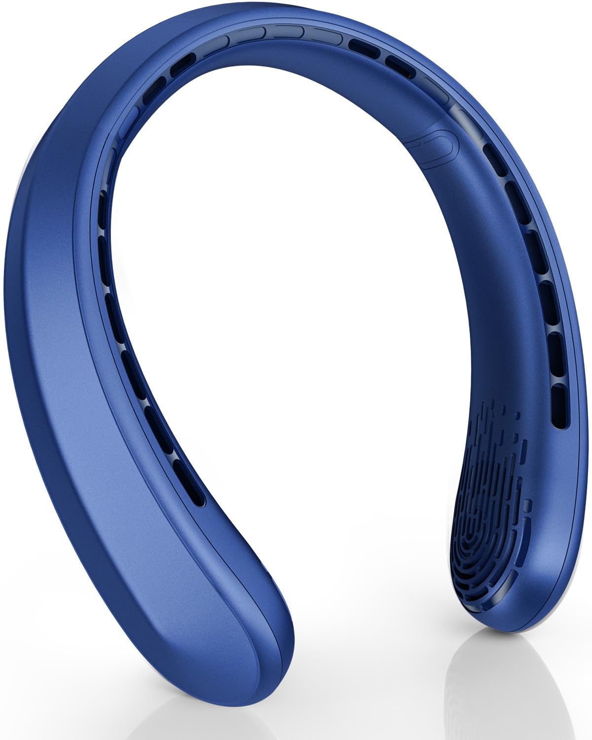 Photo 1 of Neck Fan, Portable Fan around Neck, 4000mAh Battery Operated Wearable Personal Fan with USB Rechargeable, 3 Wind Speed, Fast Cooling, Ultra Quiet, Bladeless,Headphone Design for Travel, Men Women