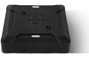 PURPLE LEAF Patio Umbrella Base XN4130 Water &Sand Filled Weighted Base Outdoor Offset Umbrella Base 280 LBS