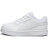Puma Unisex-Child, Caven 2.0, Puma White-Puma Silver-Puma Black, Little Kid, 2