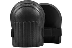 Kenhihi Gardening Knee Pads for Women and Men - Lightweight Waterproof Foam Knee Pads, and Easy Fit for Gardening with Adjustable Hook'n'Loop Straps - Perfect Womens for Work (black)