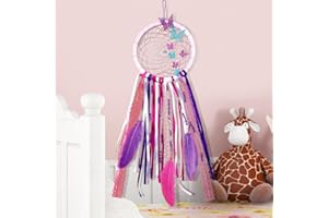 Noonimum DIY Dream Catcher Kit, Make Your Own Dream Catchers for Kids, Macrame Hanging Wall Decor Art, Teenage Boys and Girls