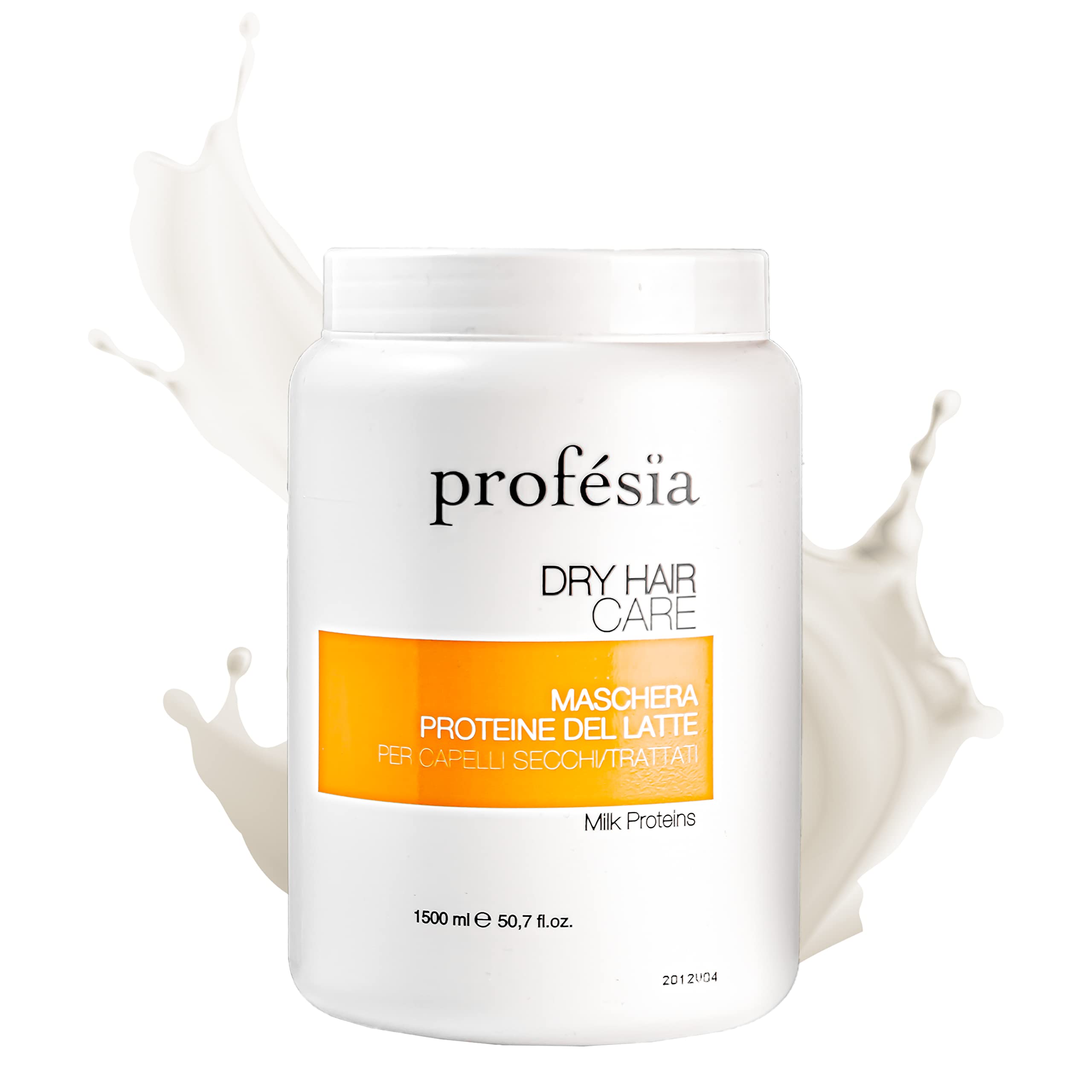 Mask for dry and treated milk protein hair leaves hair soft and silky