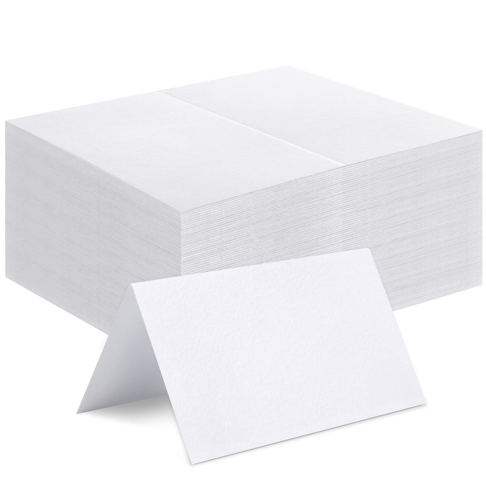 Photo 1 of 120 Pcs Place Cards, 2x3.5in Blank Fillable Banquet Seat Card for Table Setting, Escort Card, Wedding Place Cards for Wedding, Table, Dinner Parties