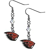 Siskiyou Sports NCAA Crystal Dangle Earrings