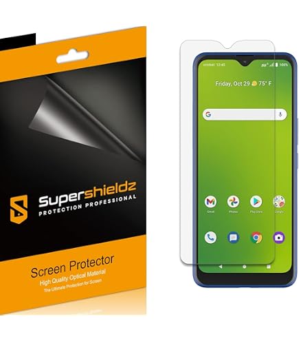 [3-Pack] Supershieldz Tempered Glass Screen Protector For AT&T Radiant Max - Ultra Clear & Durable