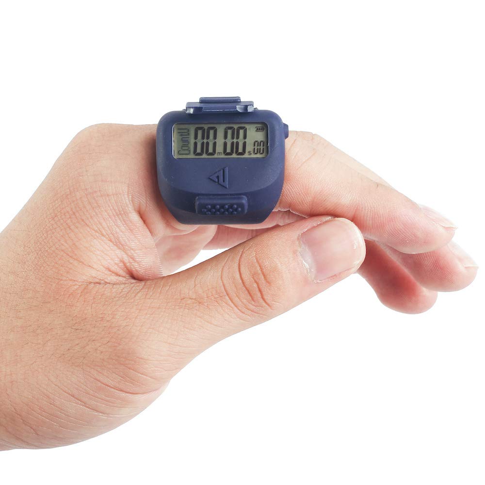 COUNTU GOAL 50m Waterproof Real-Time Vibrate Notification Lap Counter, Sports Timer, Stopwatch, Tracker, Tally, Trainer: Swimming, Running, Fitness, Experiment