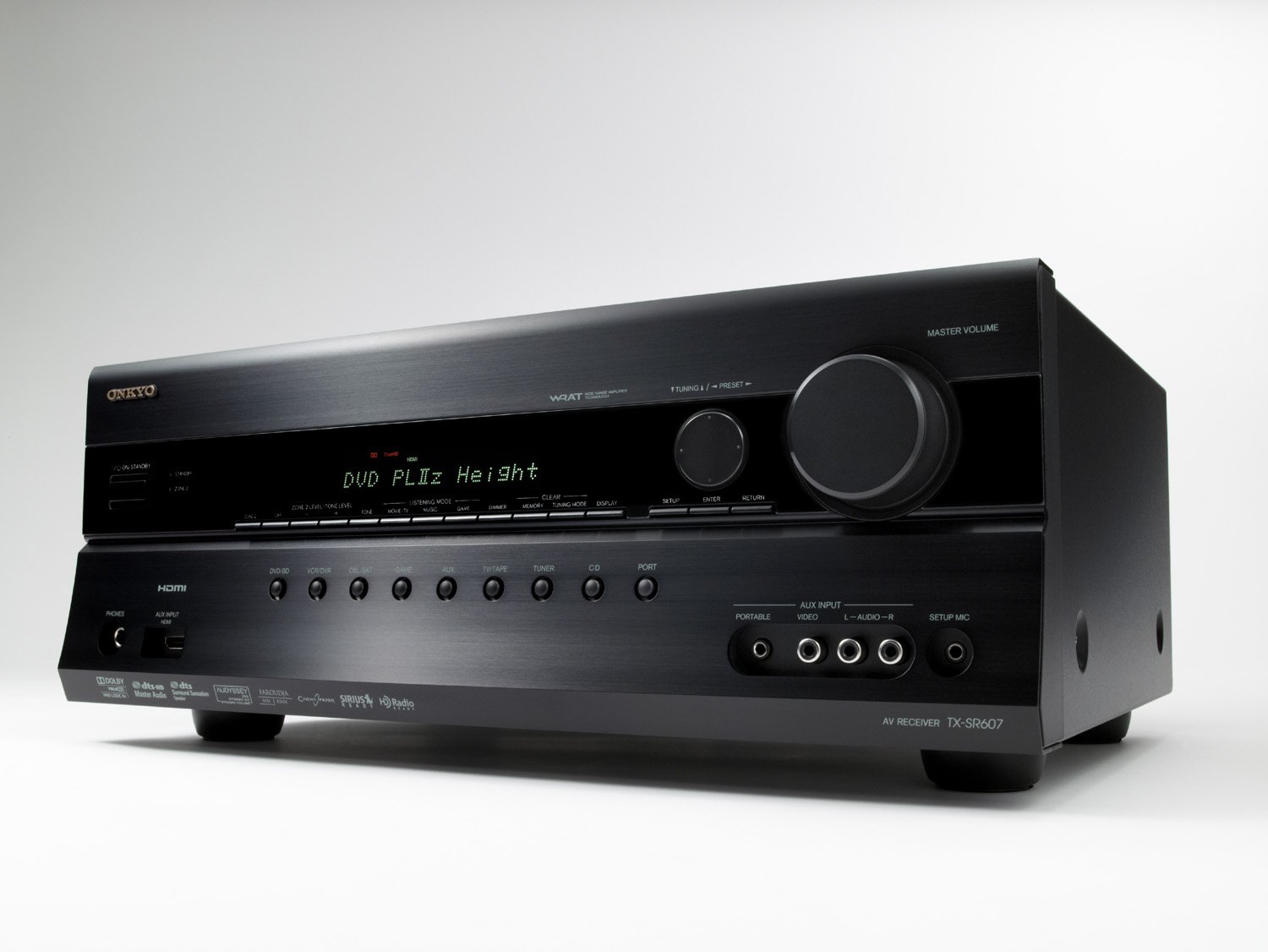 Amazon.com: Onkyo TX-SR607 7.2-Channel A/V Surround Home Theater Receiver  (Black) (Discontinued by Manufacturer): Home Audio & Theater