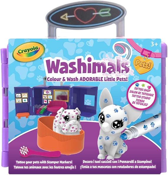 crayola washimals pet salon playset