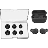 SEICHYGO Memory Foam Ear Tips Compatible with Jabra Elite 8 Active/7/7 Pro / 75t / 65t/3/4, Anti-Slip Replacement Ear Tip, No Silicone Eartips Pain &amp; Nonallergic, 3 Pairs (S/M/L)
