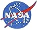 Complete Patches Set for NASA Astronaut Costume - USA Flag, Nasa White-Red (Set of 3) - Iron on and Sew on Embroidery Patch - Can Be Ironed onto Anything You Can Iron