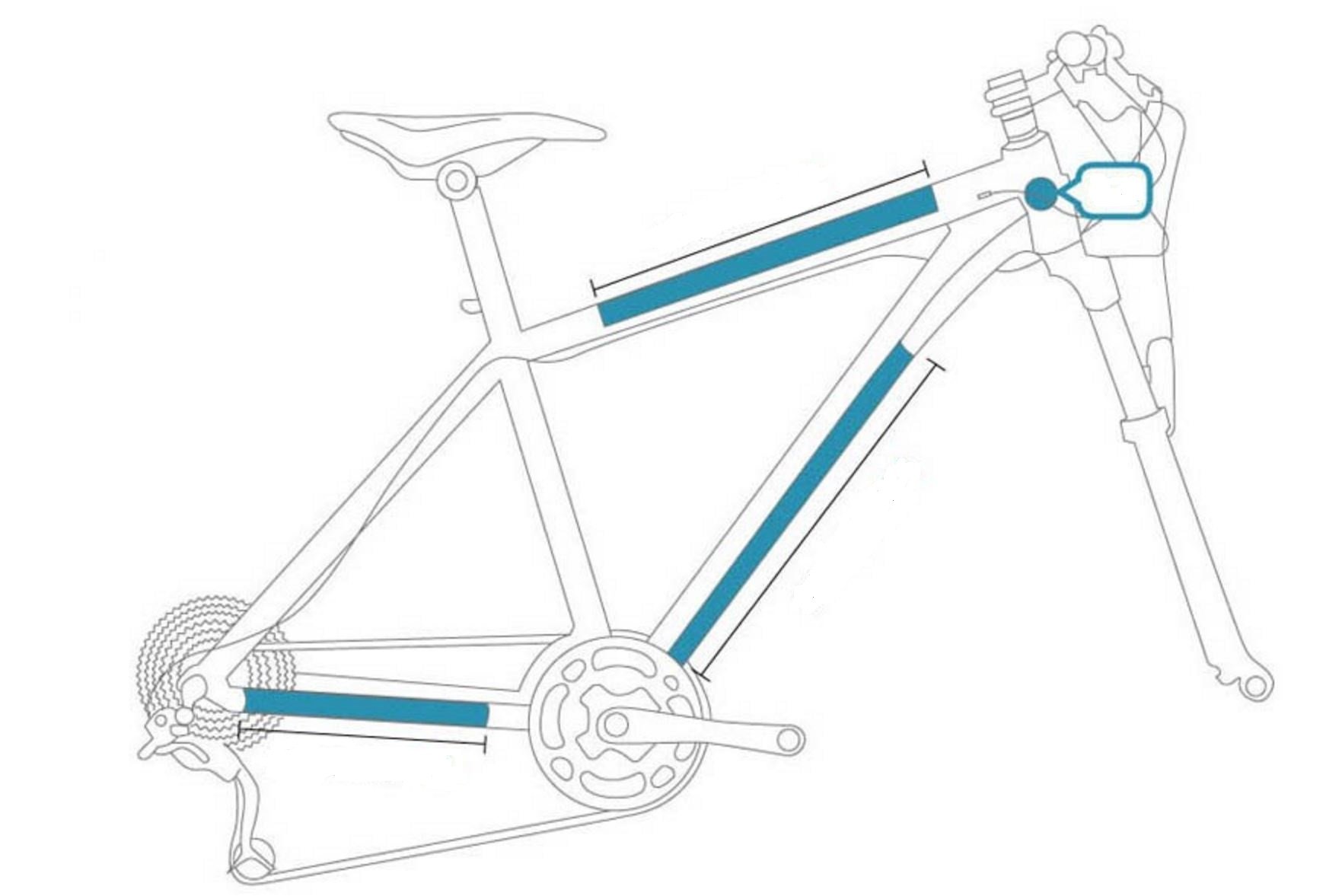 Clearprotect Bicycle Protection Kit Size:L