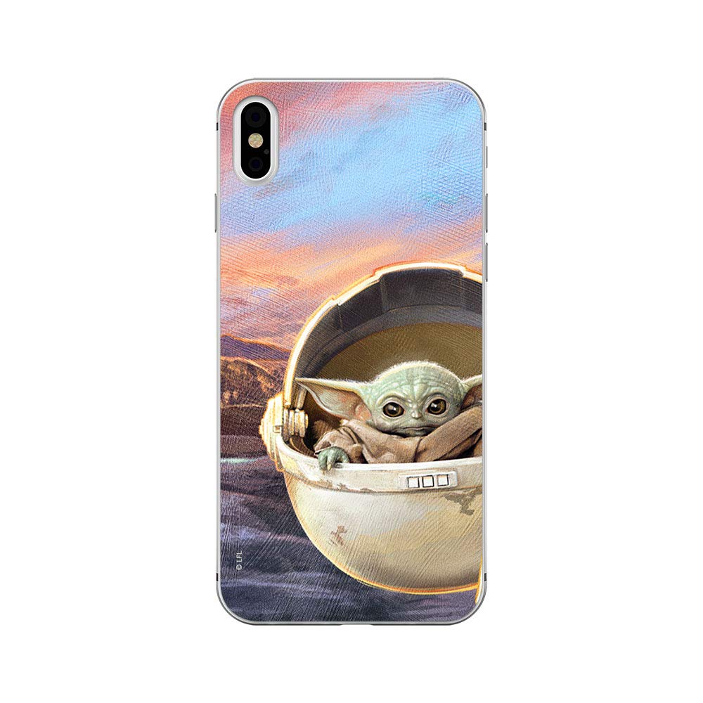 ERT GROUP mobile phone case for Apple Iphone X/XS original and officially Licensed Star Wars pattern Baby Yoda 005 optimally adapted to the shape of the mobile phone, case made of TPU — image 1