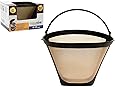 GoldTone Brand Reusable No.4 Cone Style Replacement Coffee Filter replaces your Cuisinart Permanent Coffee Filter for Machines and Brewers (1 Pack)