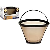 GoldTone Brand Reusable No.4 Cone Style Replacement Coffee Filter replaces your Cuisinart Permanent Coffee Filter for Machine