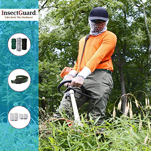 InsectGuard Permethrin Treated Tick Gaiters/Sleeves and Mosquitoes