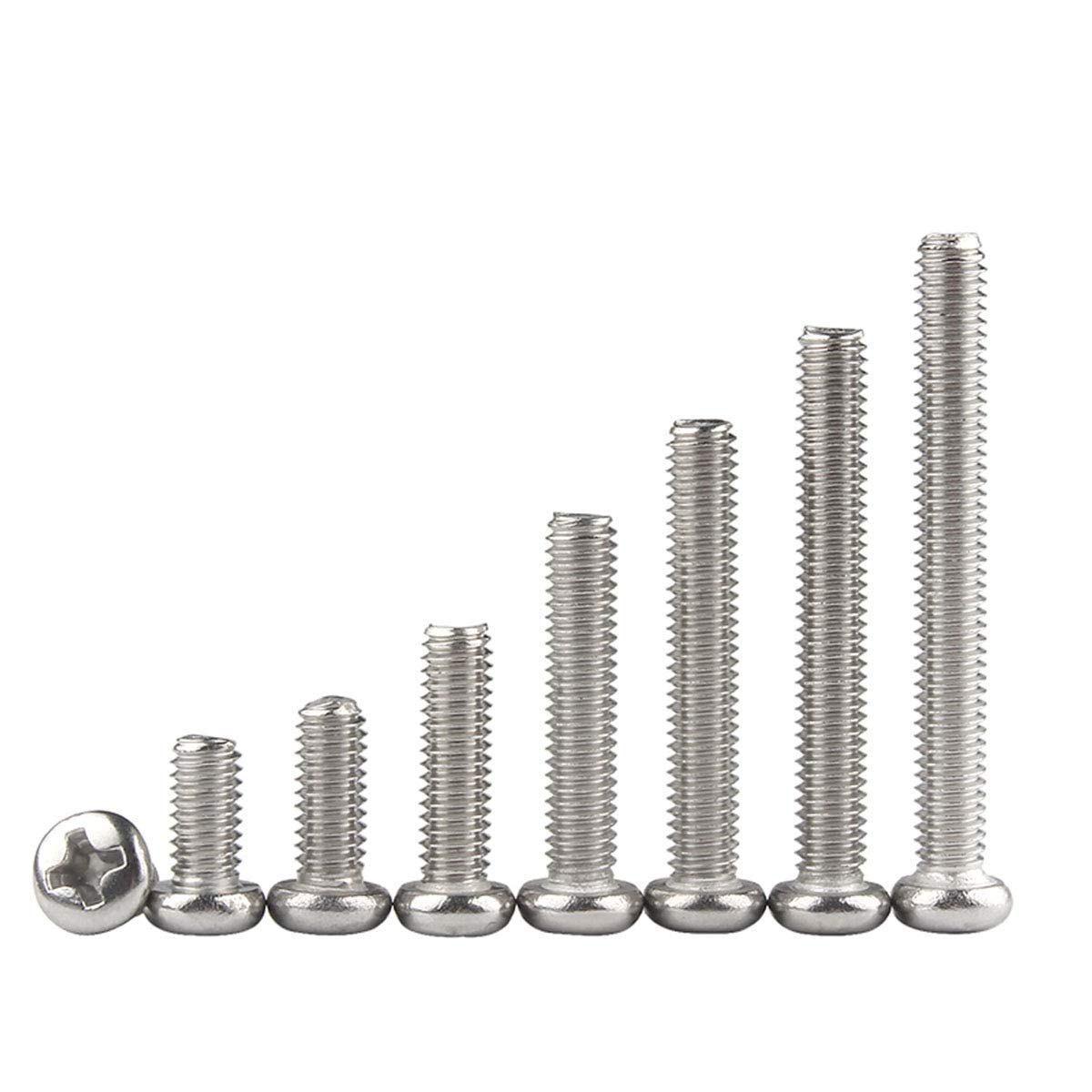 YOFASEN Flat Head Screws - M4 Machine Screws 304 Stainless Steel Cross Head Screws for Machinery Equipment, M4*60 20pcs
