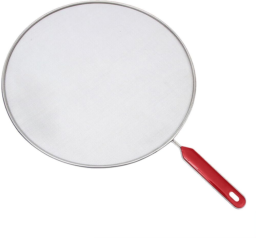 VR7 Splatter Screen Guard Stainless Steel Fine Mesh Splash Grease Frying Pan