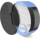 LEVOIT LV-H132 Replacement Filter, Genuine LV-H132-RF Air Purifier Filters, High-Efficiency Activated Carbon for Removal of Smoke, Odor, Allergens, Pollen, 1 Pack