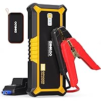 GOOLOO GP4000 Car Jump Starter 4000A Peak Battery Starter (All Gas,up to 10.0L Diesel Engine) 12V Lithium Jumper Box, SuperSa