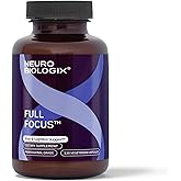 Neurobiologix Full Focus for Men & Women, Brain & Mood Support Supplement, Promotes Focus, Memory & Cognitive Function, with Green Coffee Bean, Bacopa, Magnesium & SAM-E, Gluten Free, 120 Capsules