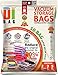 DIBAG ® 10 Space Saver Vacuum Storage Bags - Premium Travel Space Bags - Bag Size: 2 Jumbo + 3 L + 5 Medium - Double Sealed Compression Plastic Bags For Clothing Storage, Bedding & Packing