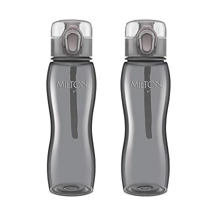 Milton Rock Unbreakable Tritan Water Bottle Set, 750ml, Set of 2, Grey