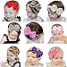 Qandsweet Baby Girls Headbands and Bow Newborn Hair Accessories for Photography