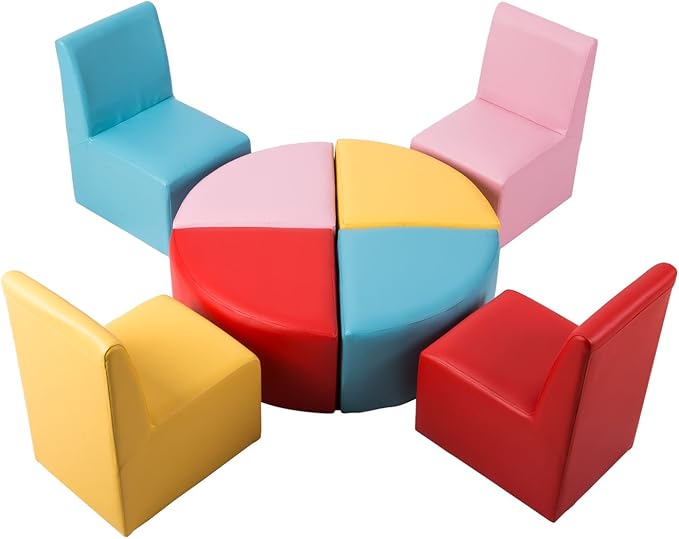 Kids Modular Flexible Seating Set Preschool Daycares Chairs