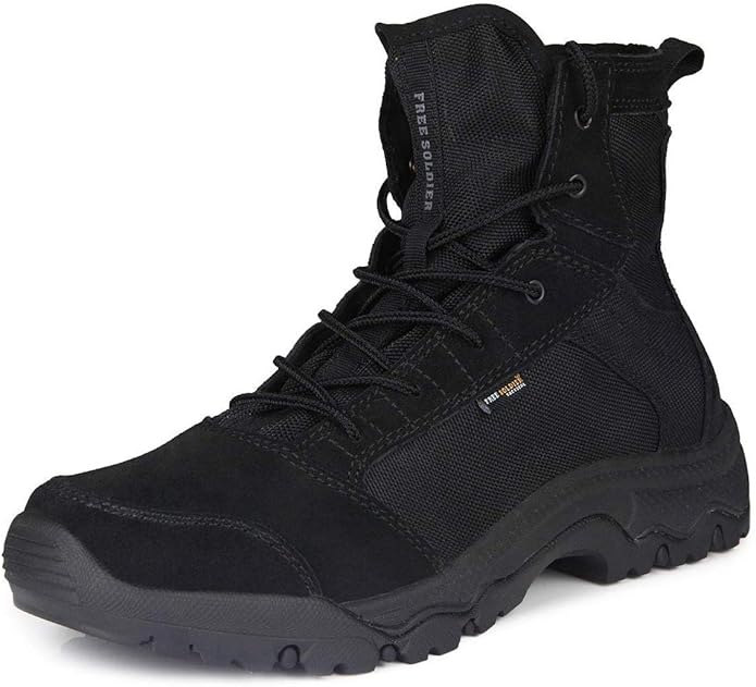 FREE SOLDIER Tactical Boots(Black, UK 6.5 EU40) Amazon.co.uk Shoes & Bags