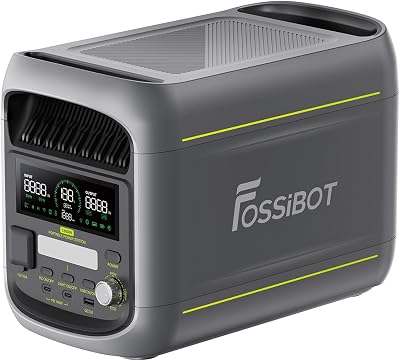F1800 Central Portátil 1800W, Gerador Solar LiFePO4 bateria 1024Wh, Modo ECO, Porta Tipo-C 100W, carregamento rápido 0-80% em 45 minutos, Controlo por aplicação para caravana, campismo e casa