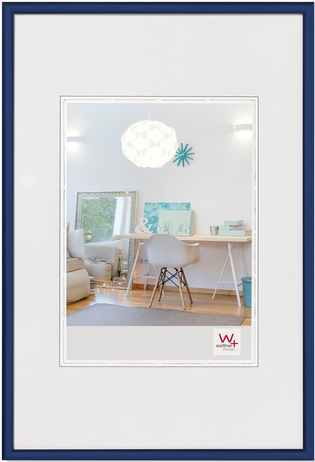 walther design New Lifestyle Picture Frames, Pack of 2, Blue, 18 x 24 cm — image 1