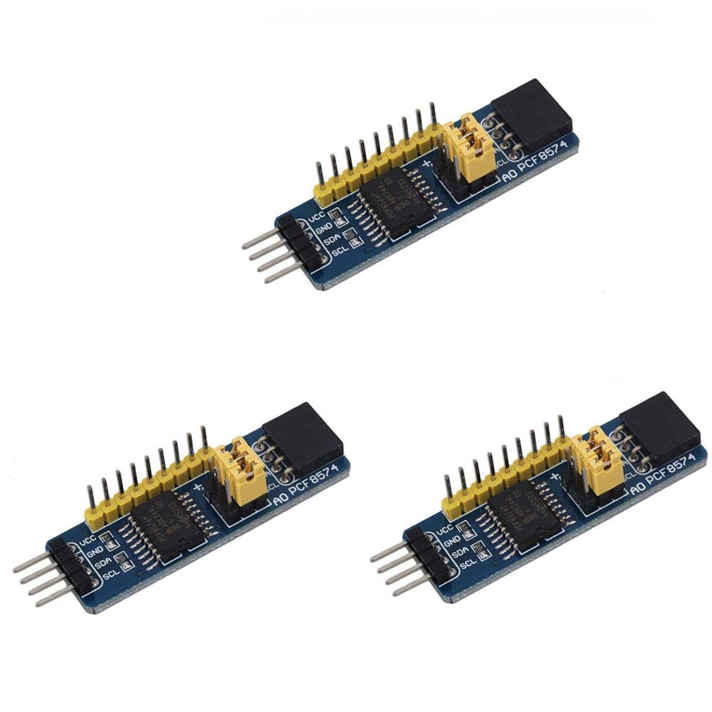 DollaTek 3Pcs PCF8574 IO Expansion Board I/O Expander I2C-Bus Evaluation Development Module