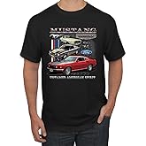 Ford Mustang Classics Untamed American Spirit Cars and Trucks Men's Graphic T-Shirt