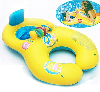 yellow baby swim ring