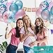 Baby Nest Designs Gender Reveal Party Supplies (116 Pieces) With The Original Gender Reveal Balloon! Boy or Girl Banner, Foil Balloons, Tinsel Curtain, Photo Props, Cupcake Topper, Mom to be and More!