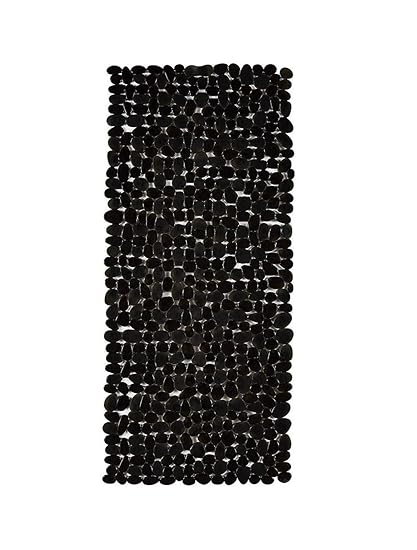 DomoWin Badewannenmatte, Badematte mit 167 Saugnäpfen Rutschfeste Badewanneneinlage Duschmatte Steinoptik Modern 88 x 40 cm (