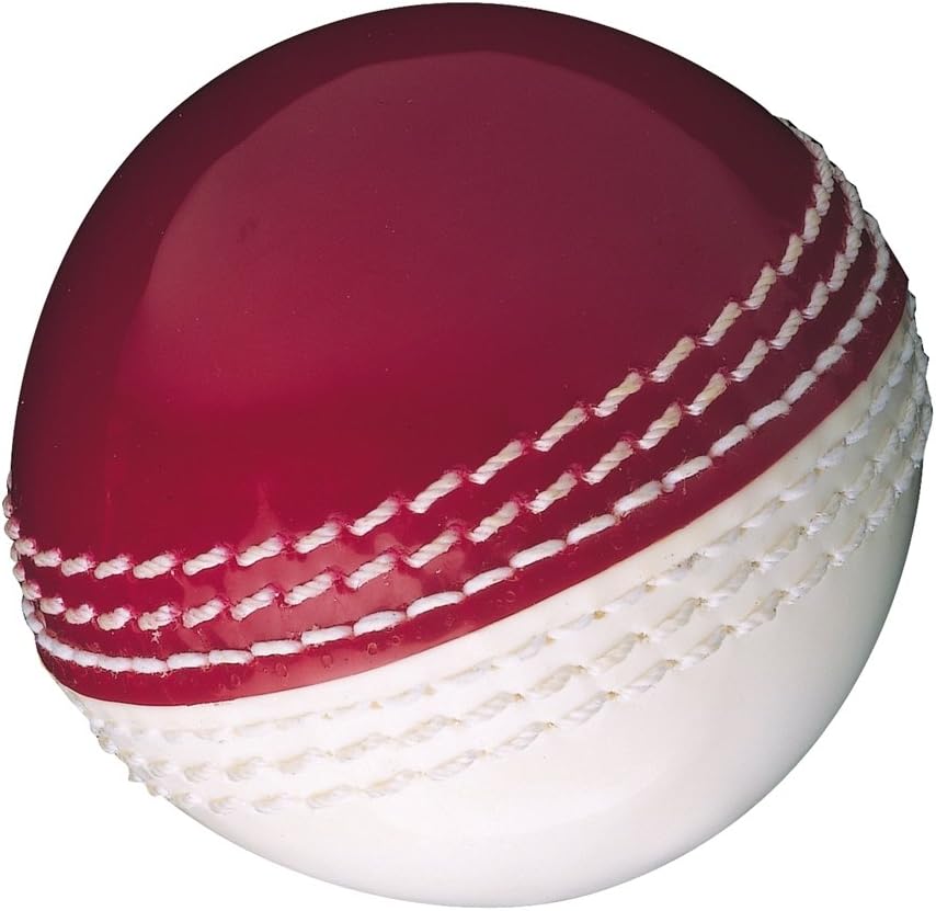 Gunn & Moore GM Cricket Training Ball, Skills Ball, Red/White, Size Junior Suitable for Children Boys and Girls Aged 12 and Under