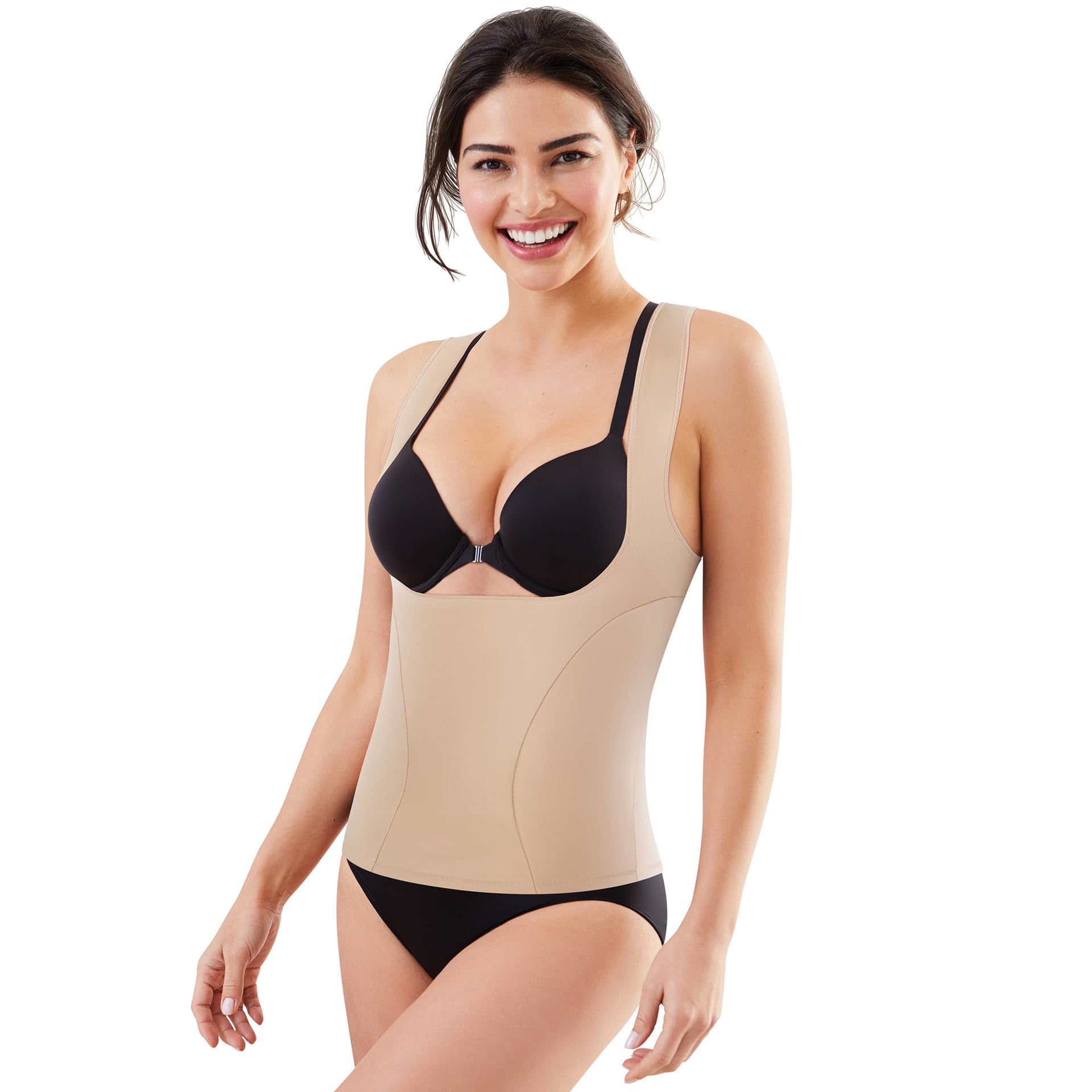 Photo 1 of Maidenform womens Your Own Bra Torsette Fl1866 shapewear tops, Body Beige, Medium US