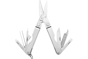 LEATHERMAN, Micra, Keychain Multi-tool with Grooming Tools, Mini Pocketknife for Everyday Carry (EDC), Hobbies & Outdoors, Built in the USA, Stainless Steel