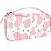 FINTIE Carrying Case for Nintendo Switch OLED Model 2021/Switch 2017, [Shockproof] Hard Shell Protective Cover Travel Bag with 10 Game Card Slots & Inner Pocket