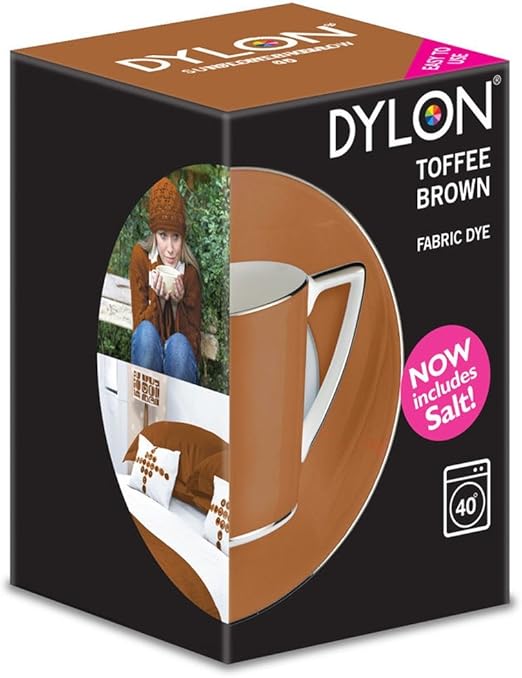 Toffee Brown (40) Dylon Machine Dye Die 350g Clothes Fabric Dye