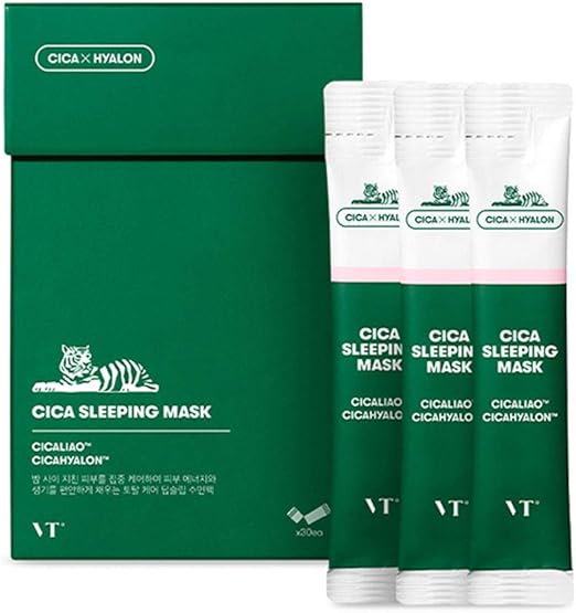 Amazon Vt ブイティー Cica Sleeping Mask シカ スリーピングマスク 韓国コスメ 韓国 スリーピングパック ナイト パック 30個入り 並行輸入品 Vt Cosmetic フェイスマスク 通販