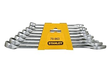 STANLEY 70-963E Chrome Vanadium Steel Combination Spanner Set with Maxi-Drive